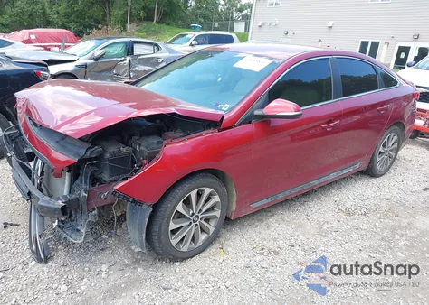 2015 Hyundai Sonata Sport из США, поврежденный, VIN 5NPE34AFXFH100402